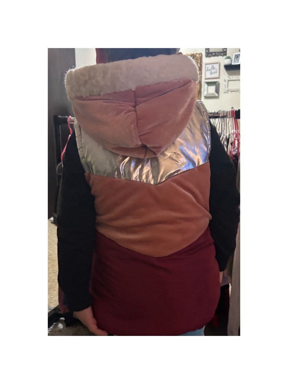 Satin Flowers Vest - Picture 2 of 4